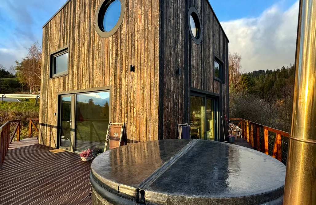 Hébergement AlohaCamp Obserwatorium – domek z sauną i widokiem na Tatry 5