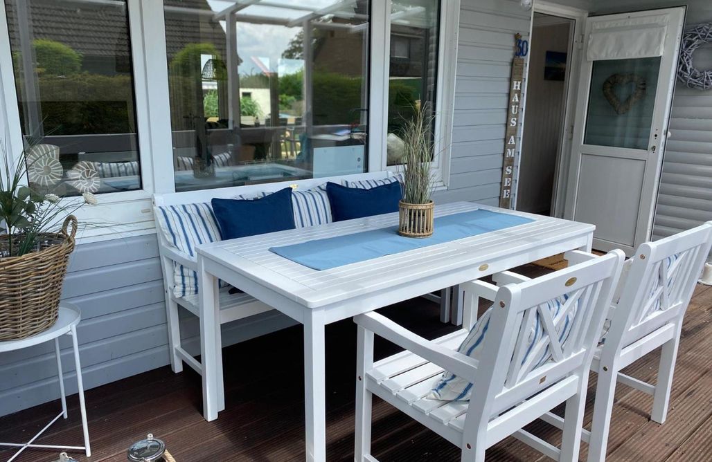 Hébergement AlohaCamp Ferienhaus Heinkens Hoek mit Steg und Ruderboot 4