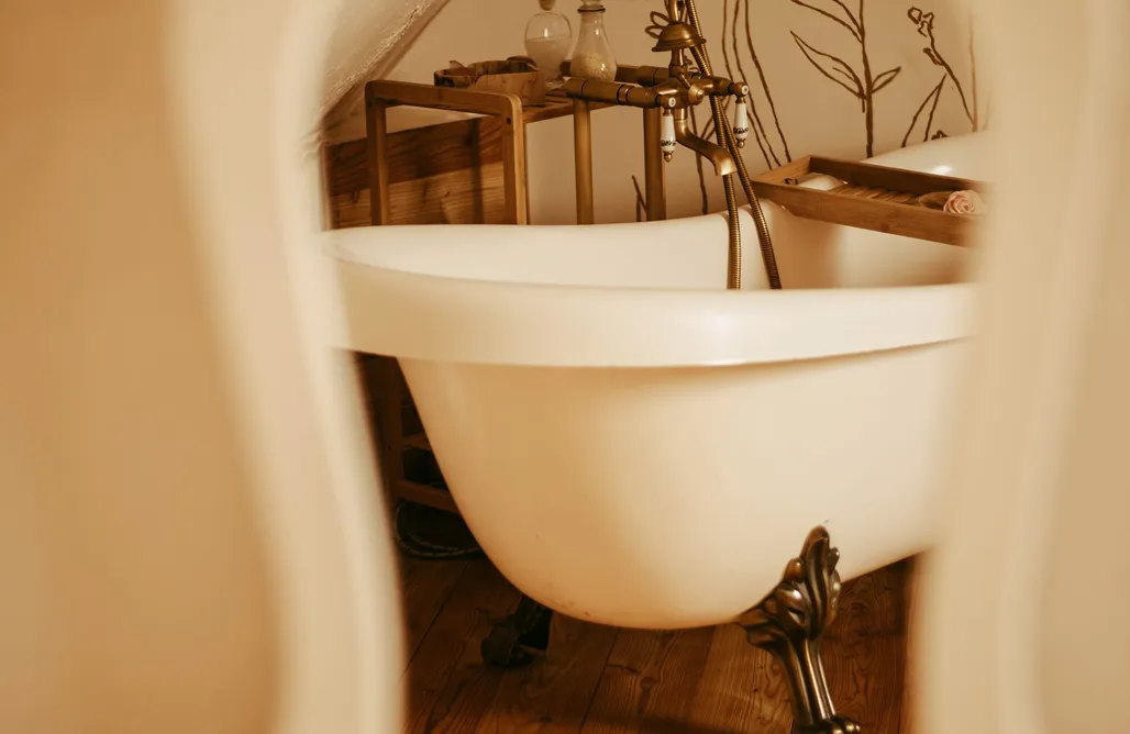 AlohaCamp Szumidomek Jak Słońce z wanną w sypialni i dostępem do strefy chillout 2