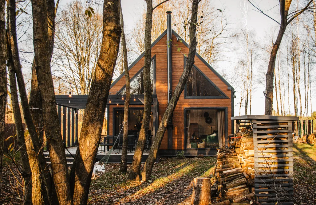 Skorzęcin Domki GreenWood Dom z jakuzzi i furtką do lasu 2