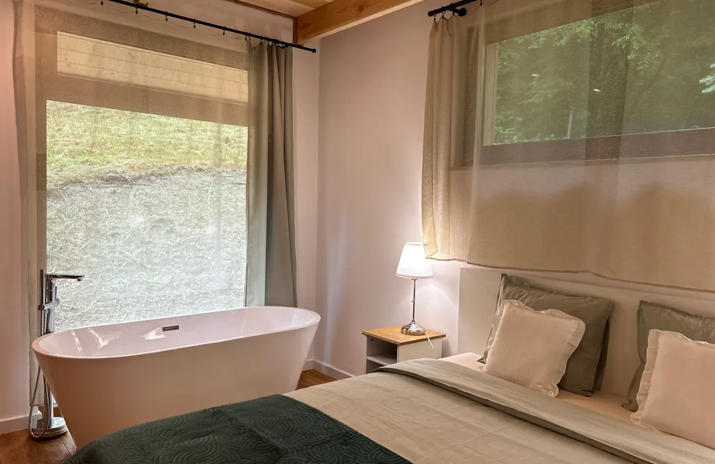 Domki nad jeziorem Bytom Rogaty Domek przy Bobrowisku  1