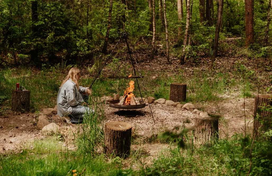 Wakacje nad jeziorem Wielkopolska Domek na drzewie Kryjówka 1