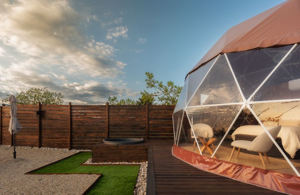 alojamientos AlohaCamp DOMADE Glamping Dome 5