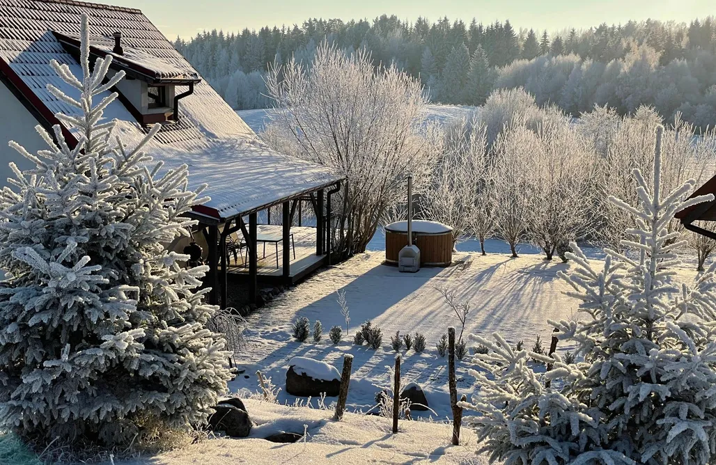 AlohaCamp accommodation Szarejkowe Wzgórza - domek z banią na wyłączność 2