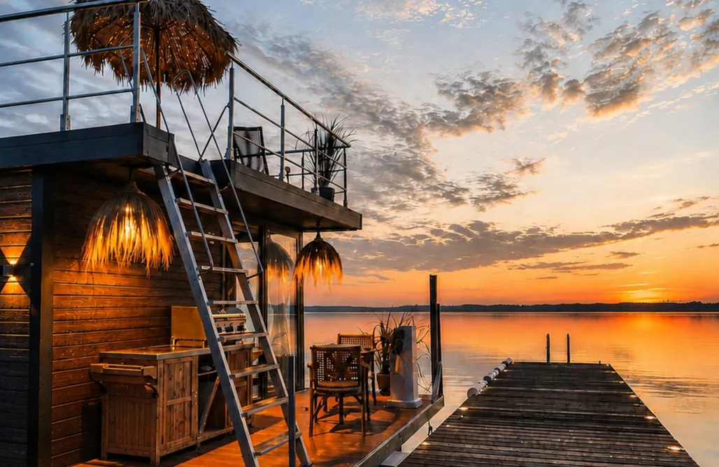 Hébergement AlohaCamp Houseboat exclusif Bohéa - Pur romantisme 5