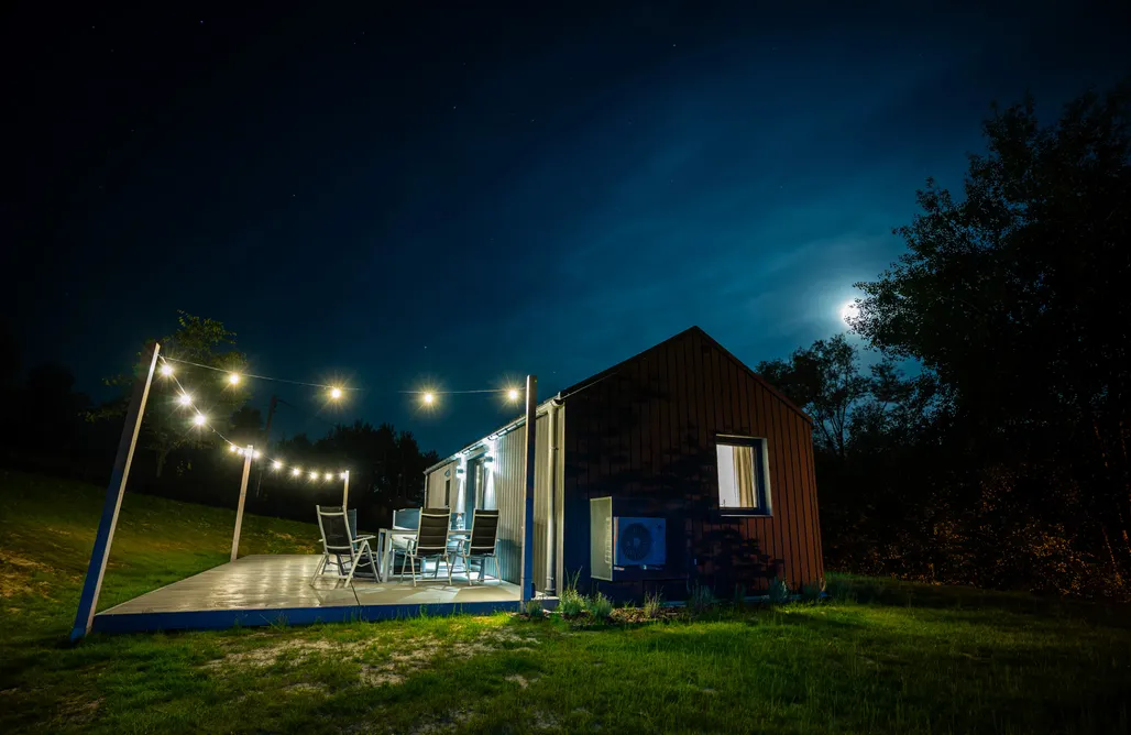 noclegi AlohaCamp GoodMood Bieszczady - ogrzewany domek całoroczny 1