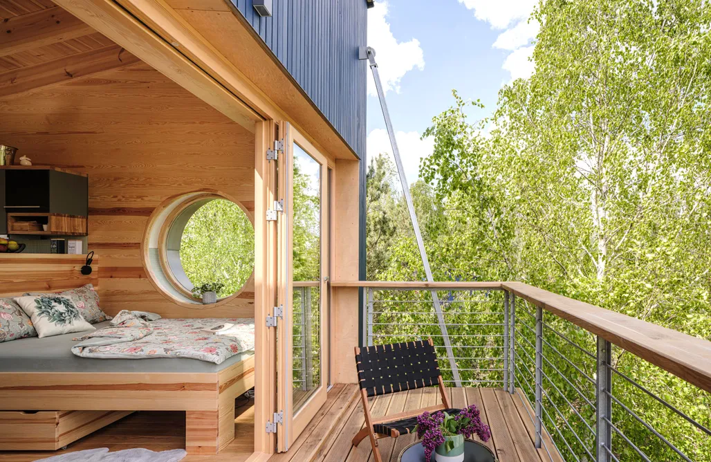 Dom na wodzie Bydgoszcz Bird Lodge - 70 m od jeziora (do 6 osób), Sauna, Balia 2