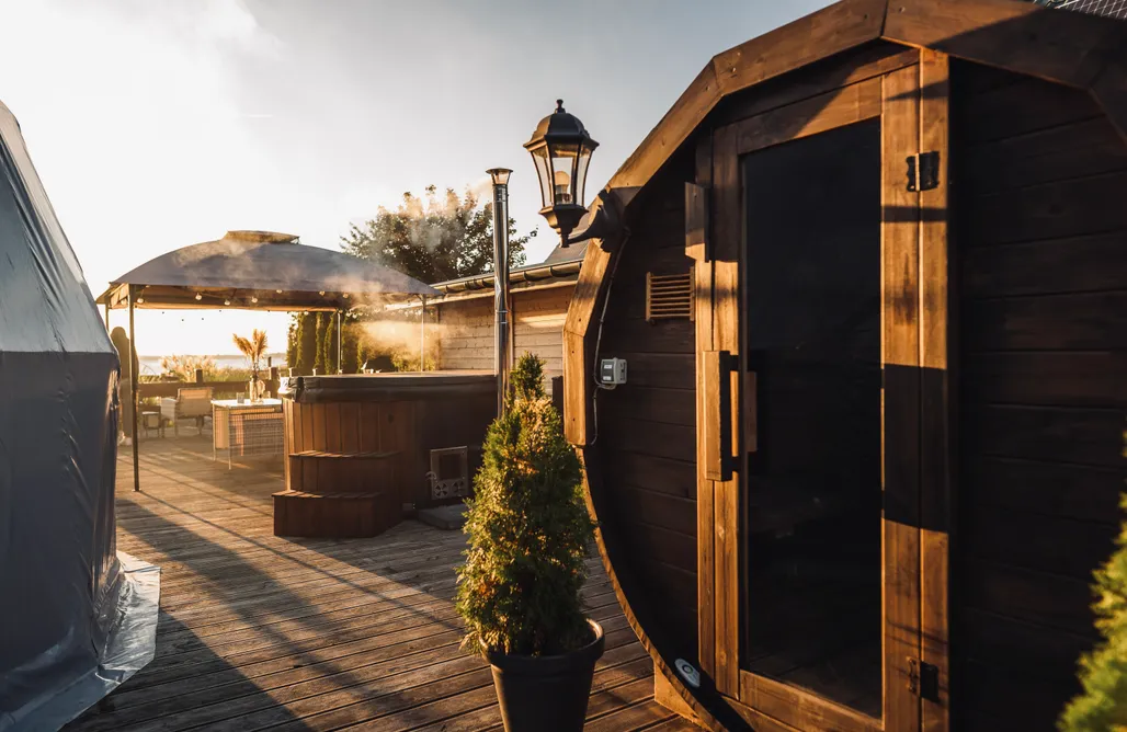 ubytování AlohaCamp Magiczna kopuła skryta pośród mgły 5