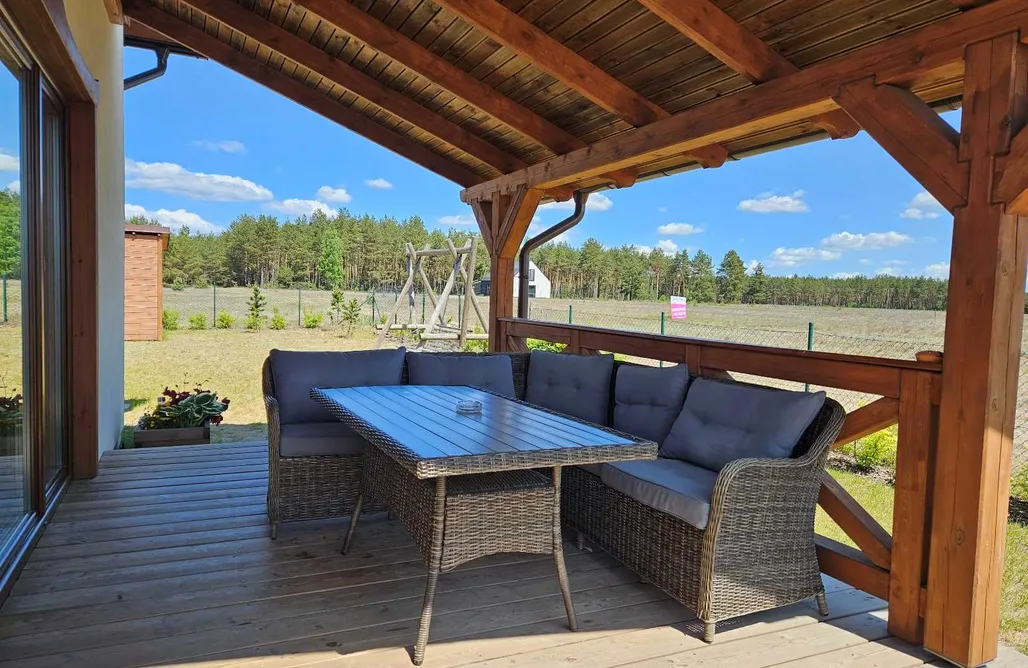 noclegi AlohaCamp Milochówka - Dom drewniany bliźniak 4