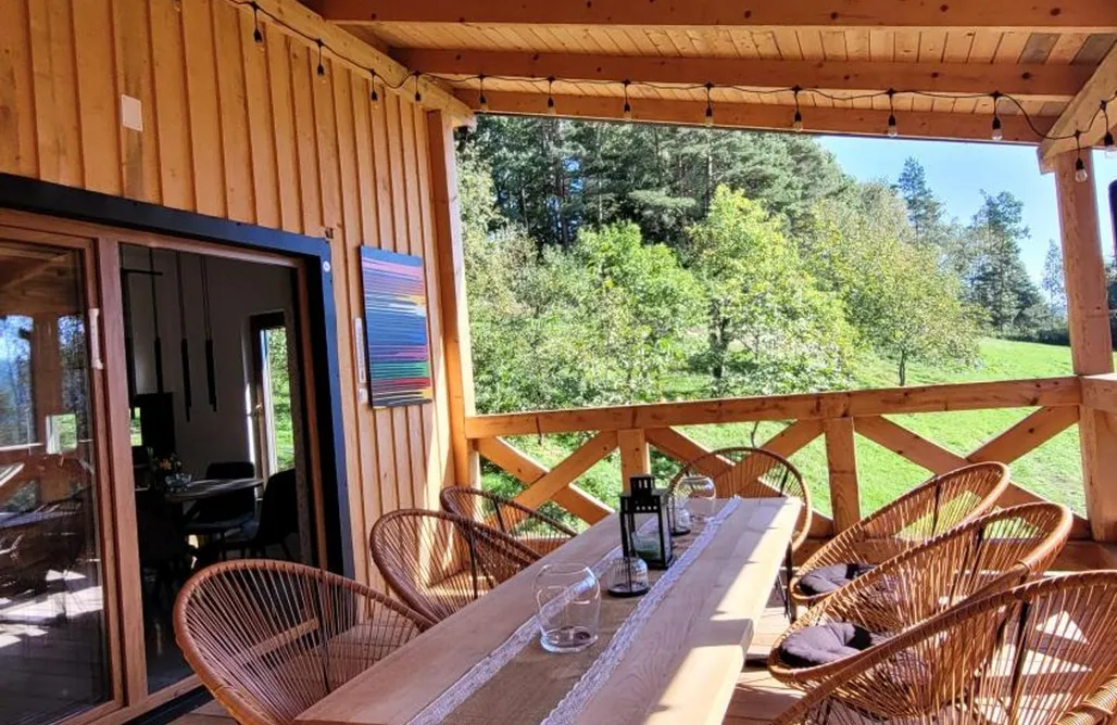 hebergement AlohaCamp Domek na górach, jacuzzi i sauna  4