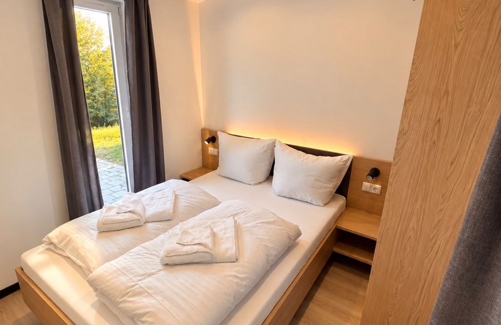 ubytování AlohaCamp Hassberge Chalets - Prémiové Chalety 5