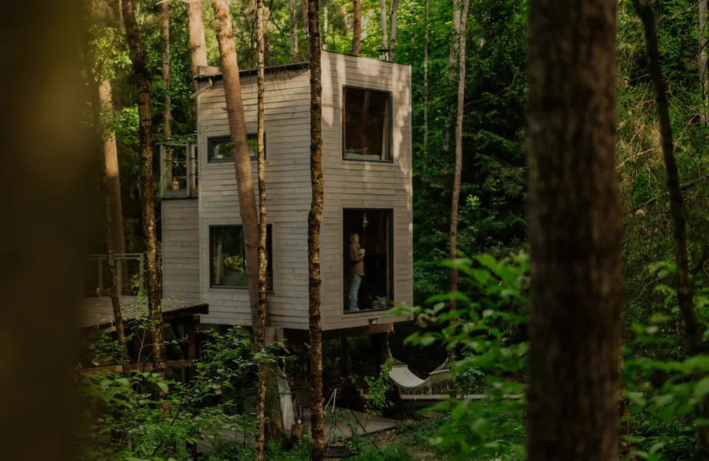 Wakacje nad jeziorem Wielkopolska Domek na drzewie Kryjówka 2