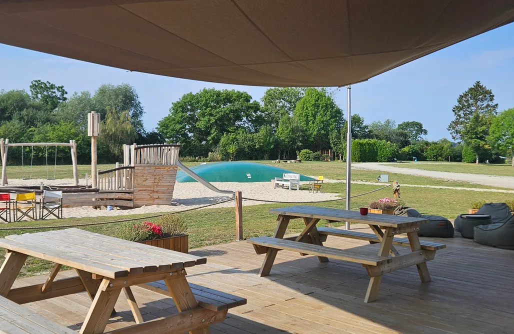 Unterkunft AlohaCamp Campingwagen Stellplatz - Naturresort Weserinsel 4