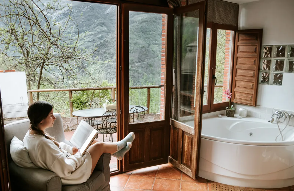 AlohaCamp Ablanu  Jacuzzi, vistas espectaculares, chimenea y barbacoa 2