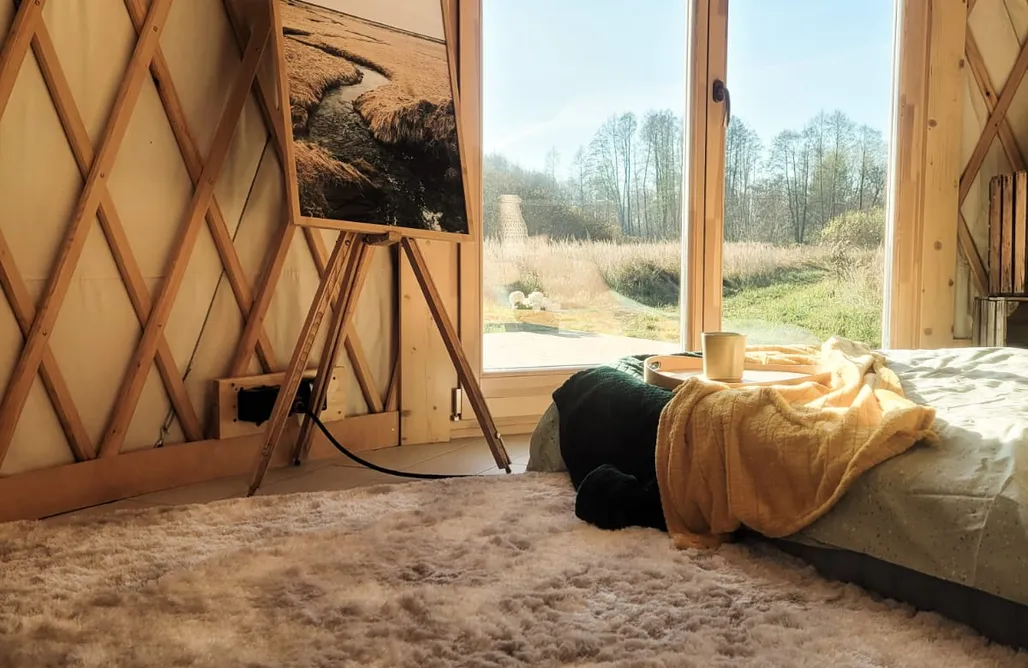 noclegi AlohaCamp Jurta Hoya Glamping 3