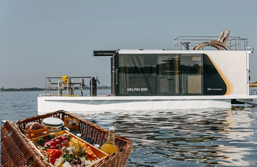 Wicie Domki Delfin - domek na wodzie  3