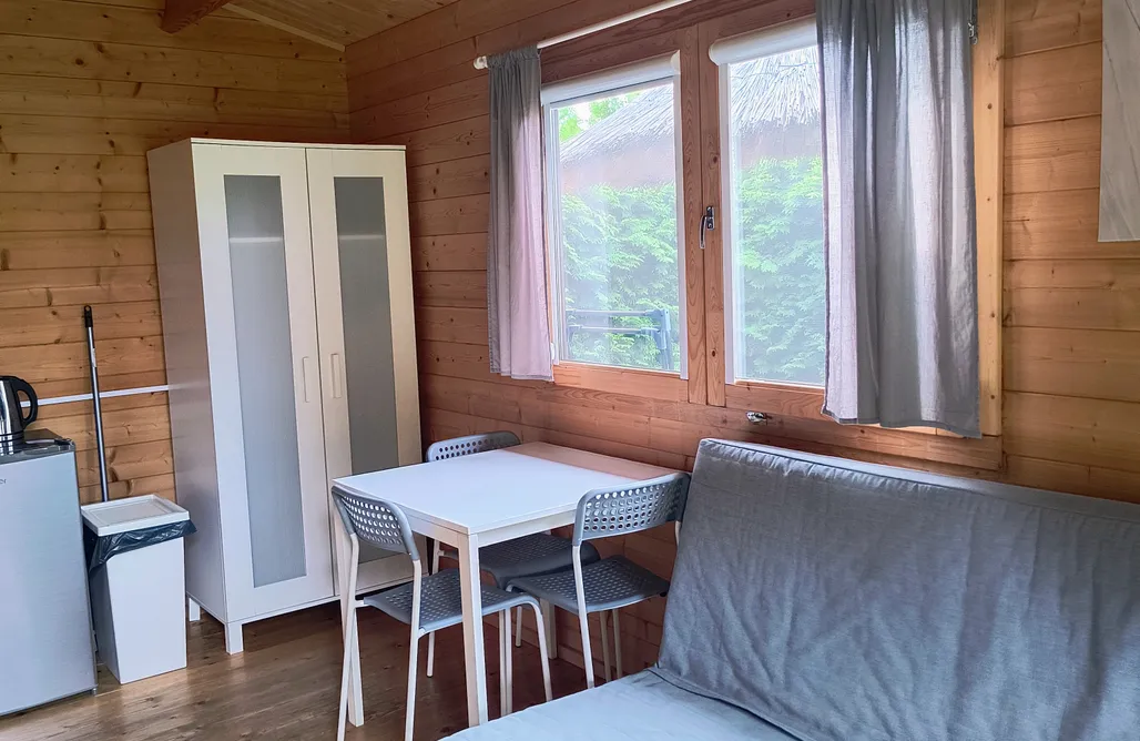 AlohaCamp Przytulny domek w Rybinie II ogród grill 4