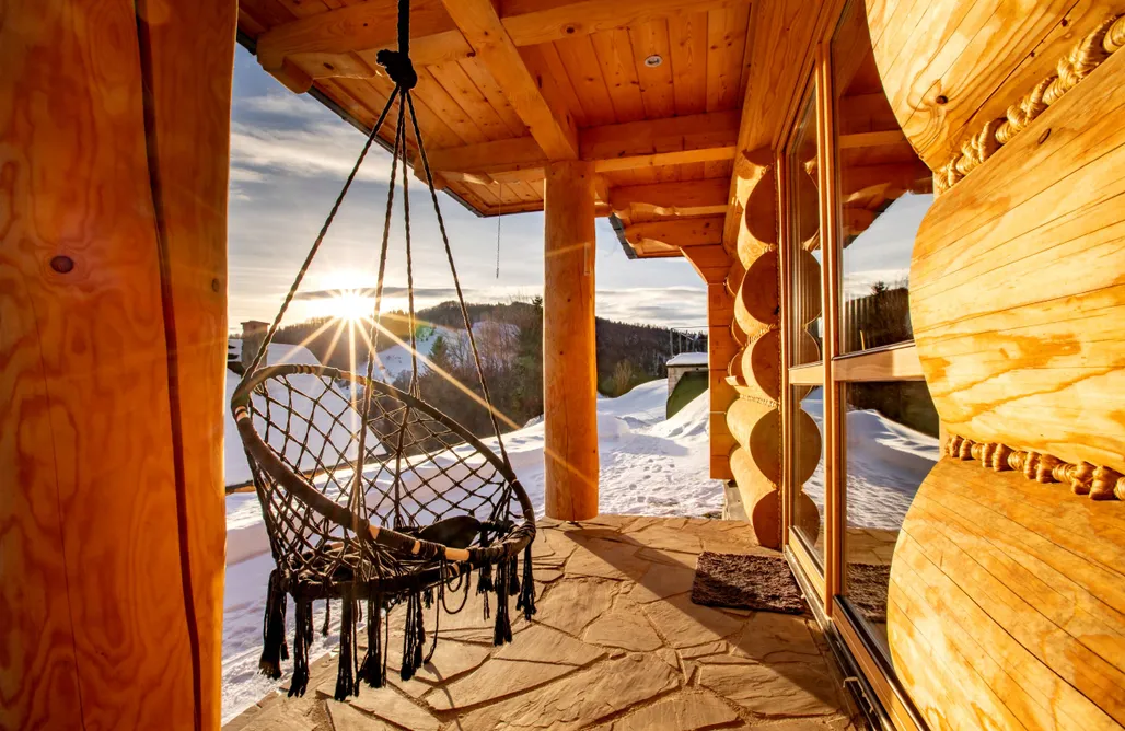 AlohaCamp Drewniany domek z bala 1