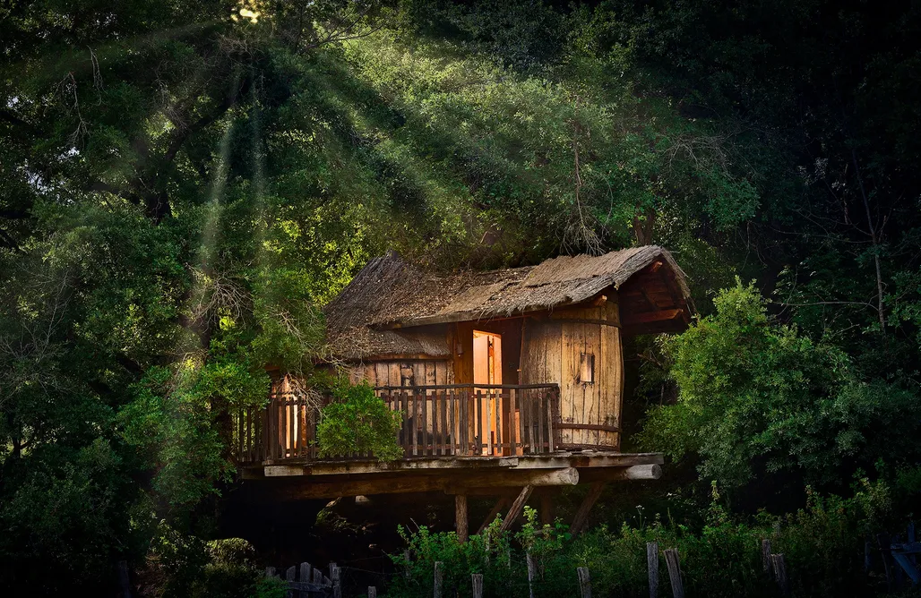 noclegi AlohaCamp Cabañas en los Árboles en el Pirineo de Navarra 2