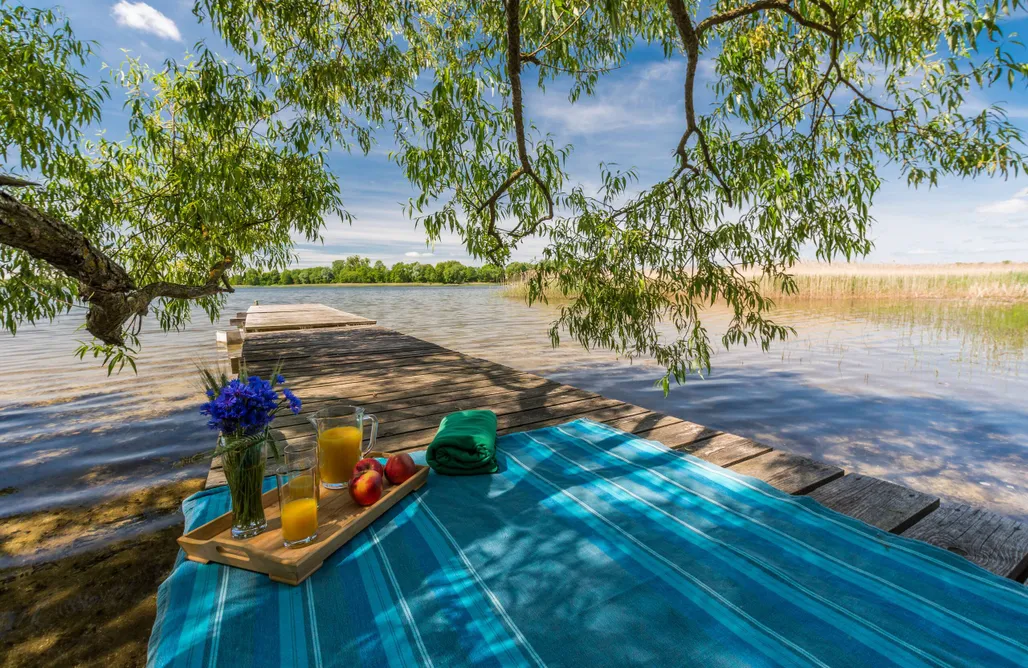 noclegi AlohaCamp Domek na Polanie nad jeziorem. 4