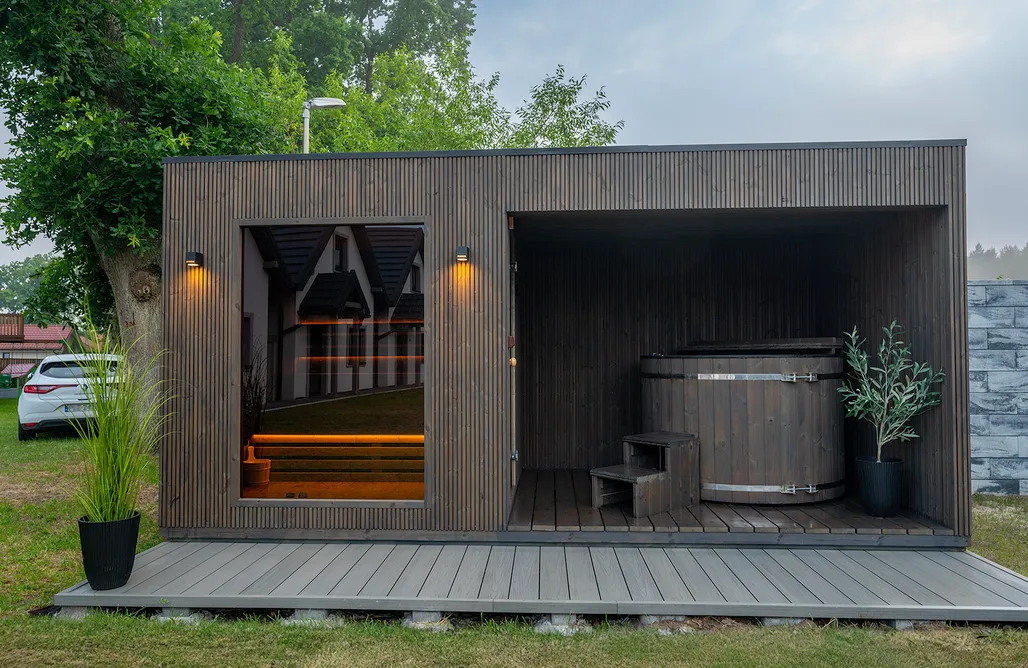 Domek na Sylwestra z Jacuzzi Domki Letniskowe Maks  3