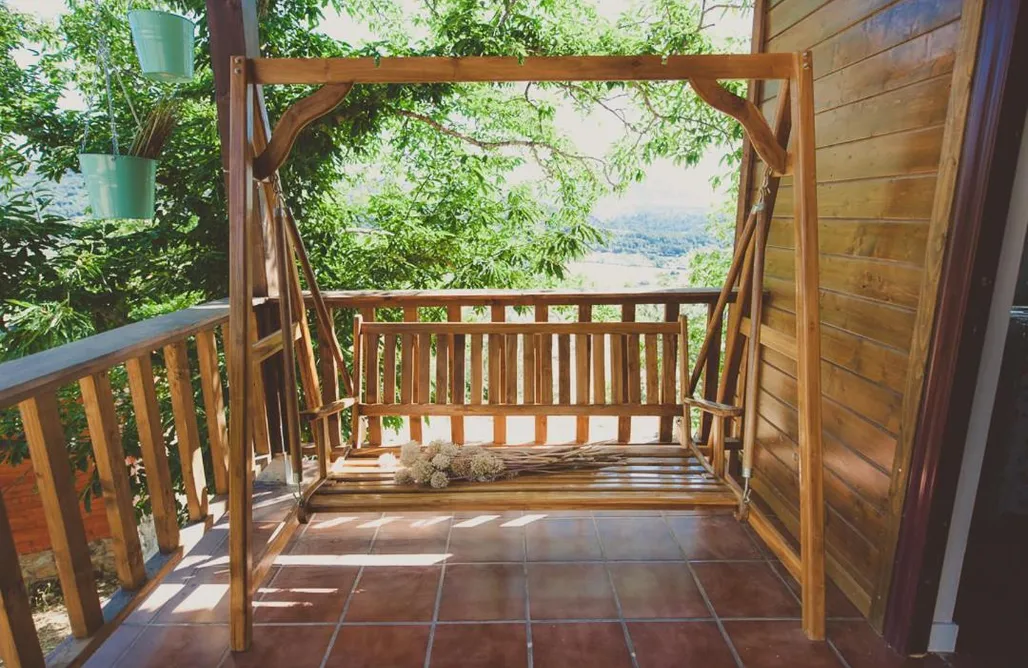 Hotel con Piscina Privada Madrid Cabaña Azul 3