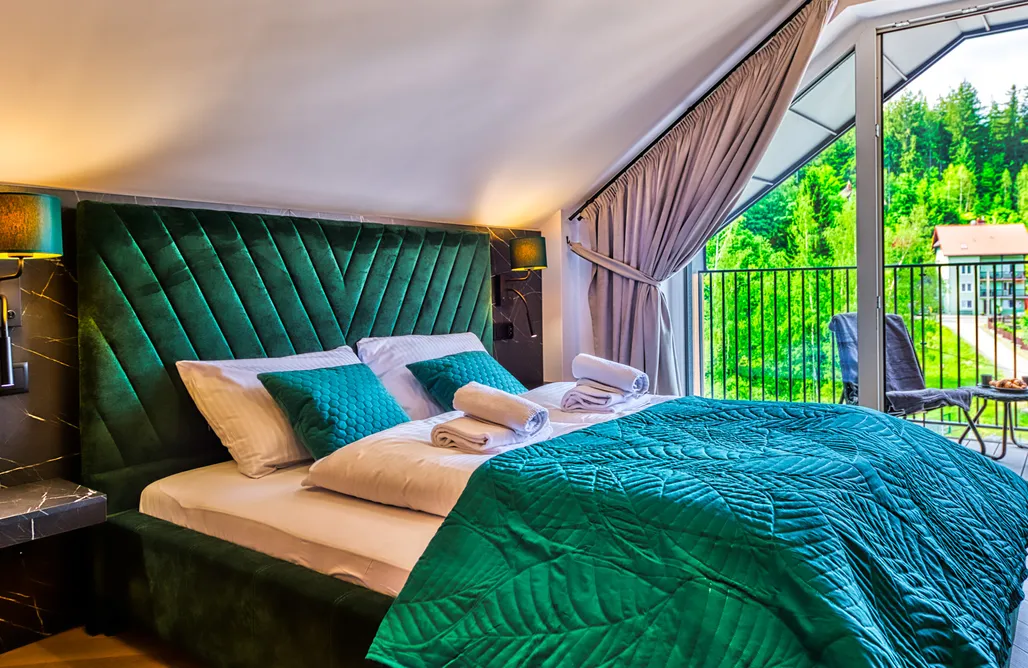 AlohaCamp Apartament Premium 305 z prywatną sauną, kominkiem, klimatyzacją i widokiem na góry 4