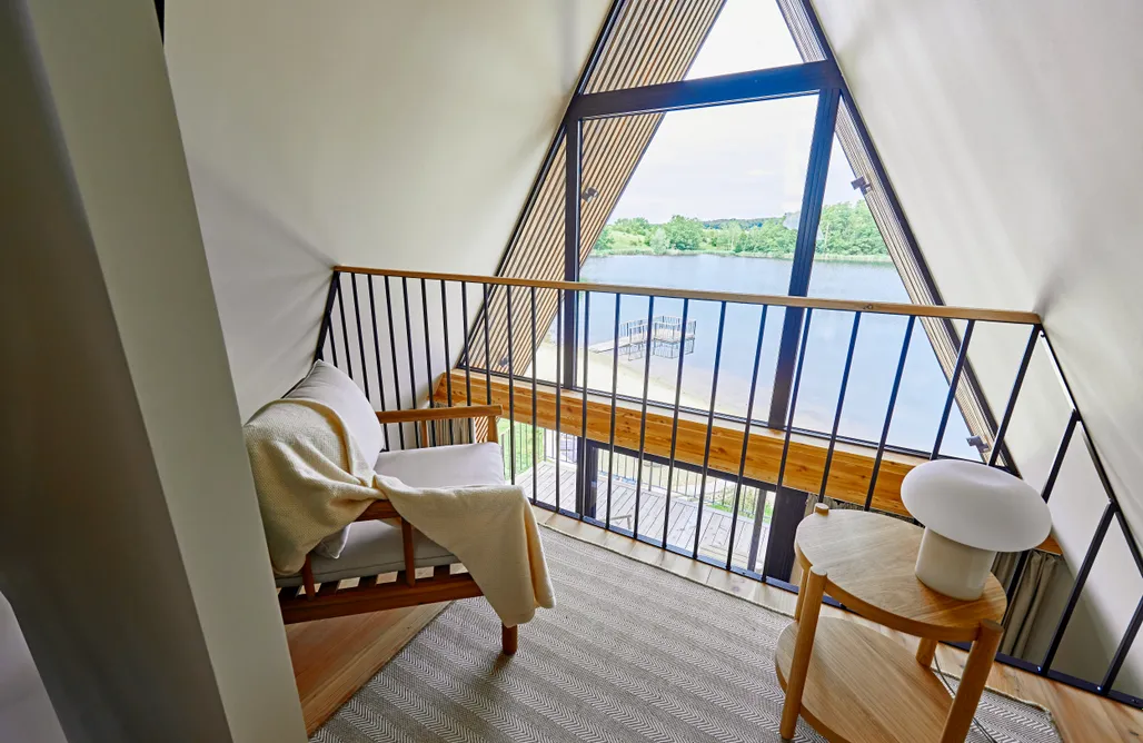 AlohaCamp Domek z 1 sypialnią i kominkiem 4