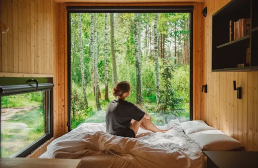 Zdjęcie obiektu Hidden Base - całoroczny domek ukryty w lesie