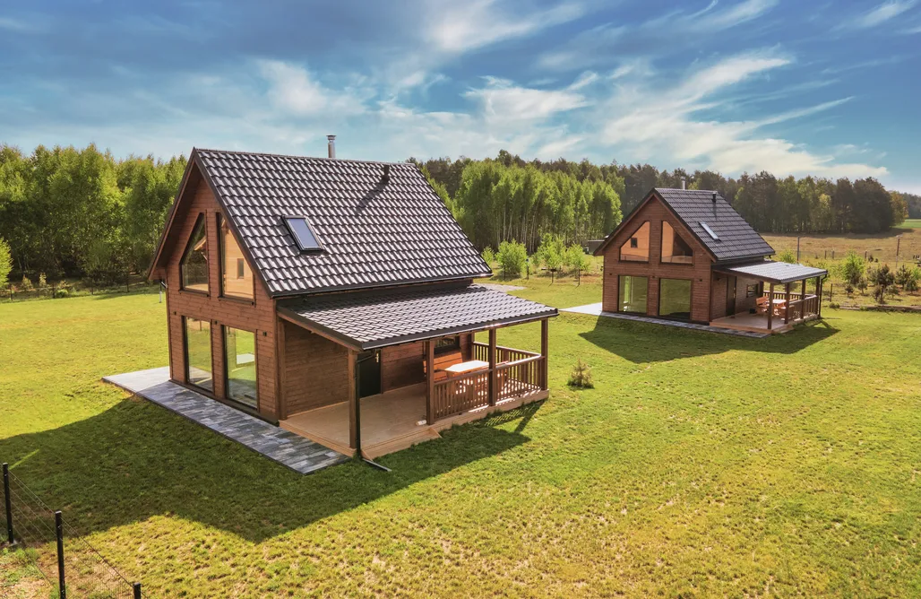 Guzowy Piec noclegi Rumiane Chatki – Domy nad jeziorem | Mazury | Cisza i natura 2