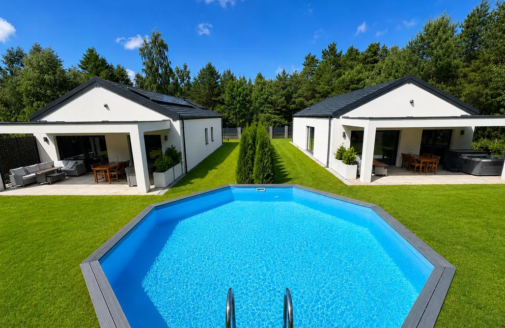 Hébergement AlohaCamp House Garden & Spa-dom na wyłaczność z jacuzzi i sauną  1