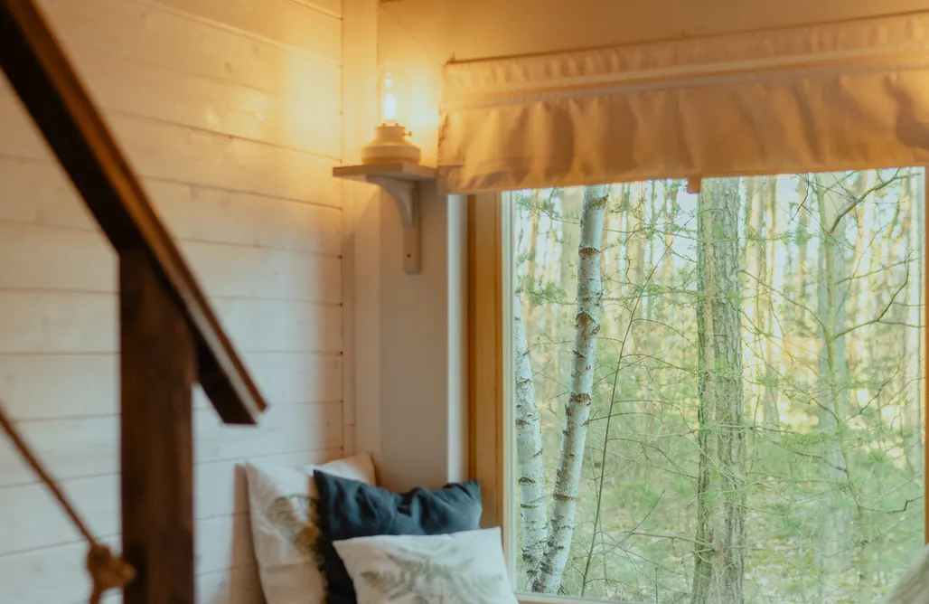noclegi AlohaCamp Domek na Borze-sauna, basen dla dzieci, plac zabaw 5