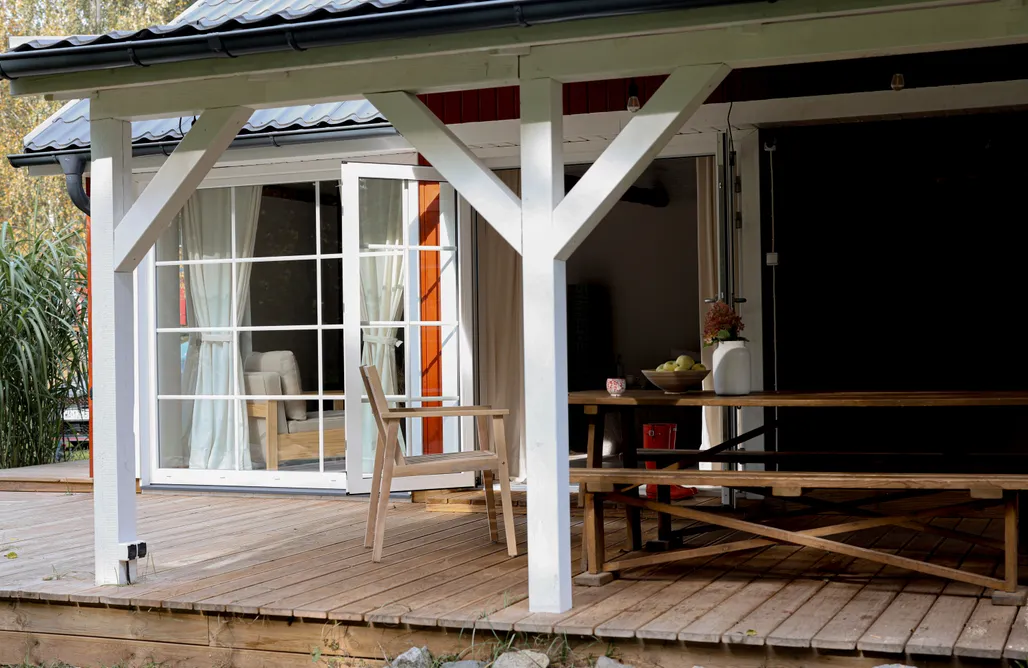Nocleg Tiny House z Kominkiem Szwedzki Domek Bullerbyn 2