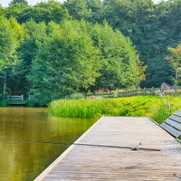 Anna propietario Domki nad stawem. Na Spławiu