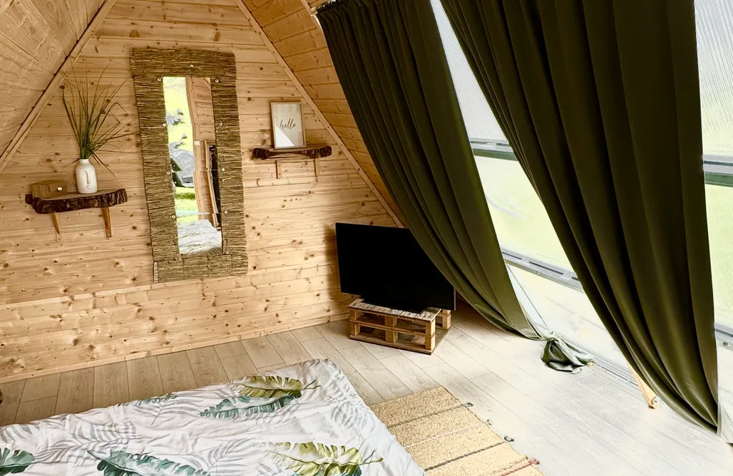 Glamping Nad Jeziorem Domek Boho 1