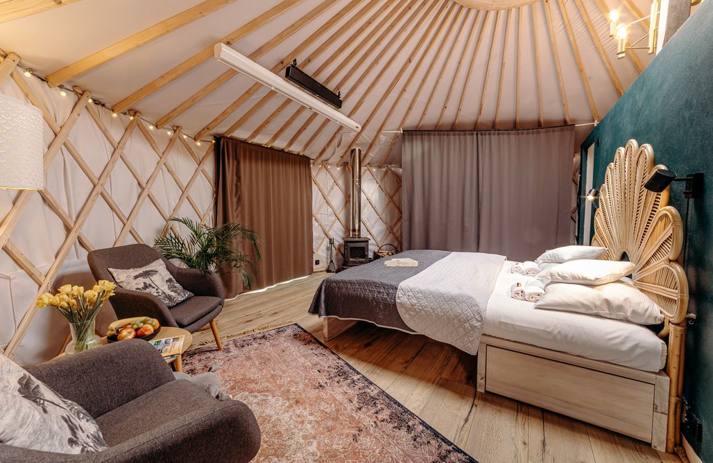 AlohaCamp Jurta Zielona z prywatnym jacuzzi 4