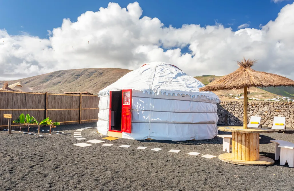 AlohaCamp Eco Ocean Yurt, Oasis Yurt, Chacho Yurt Camp, Calima Yurt (Shared Kitchen) 2