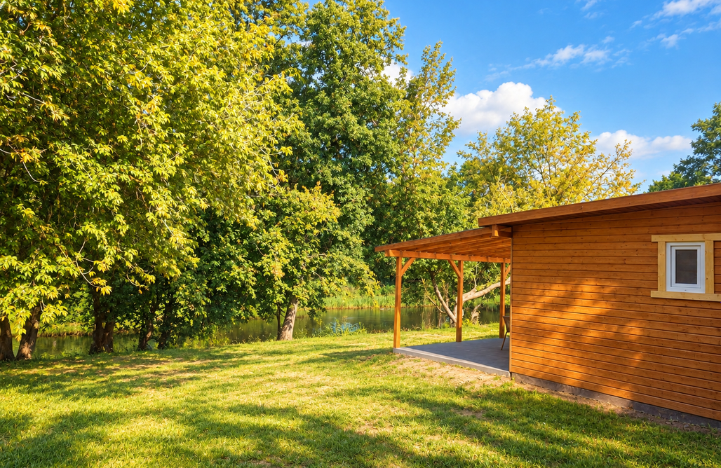 AlohaCamp accommodation House by the Wkra 3