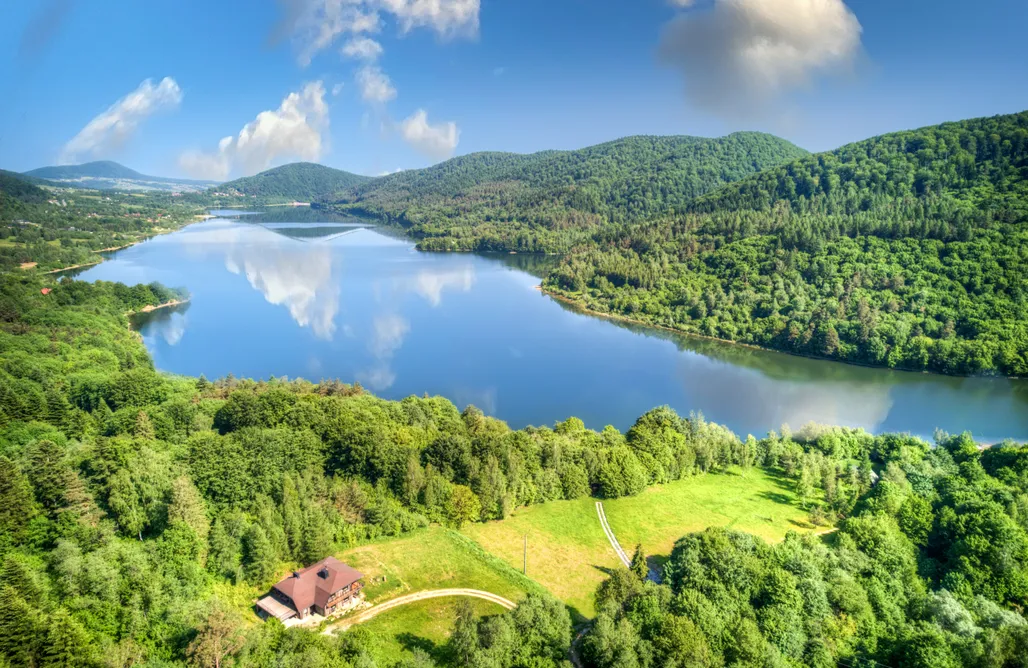 alojamientos AlohaCamp Chabrowo Retreat - dom nad jeziorem Klimkówka 4