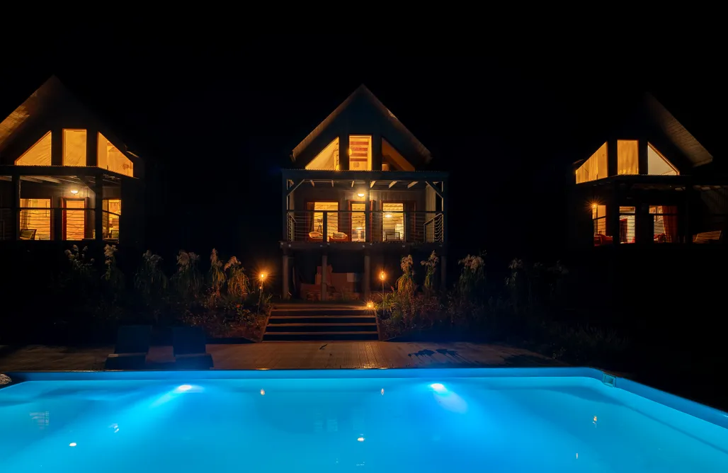 Unterkunft AlohaCamp Polana Gawrycha - domki widokowe nad jeziorem Staw 1