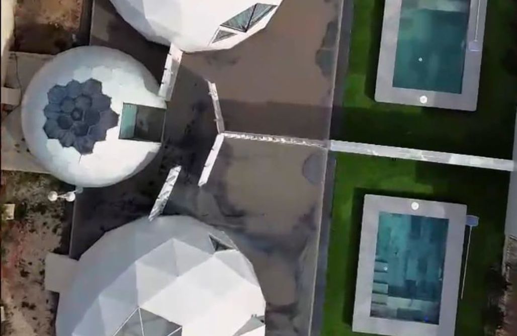 Camping en Valencia Glamping - Nyxia dome Luna Nueva, Llena, Azul 3