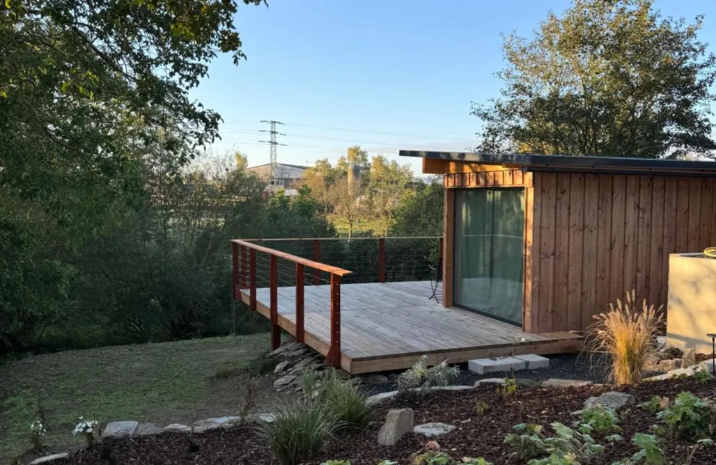 AlohaCamp accommodation Chalet im Grünen 2