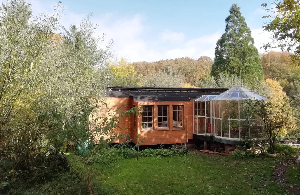 AlohaCamp accommodation Zirkuswagen Sternenzelt mit Sauna 5