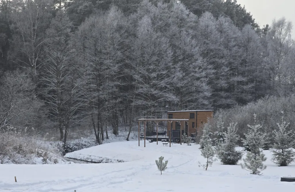 Wyspa Sobieszewska Domki Tiny Silent House River 1