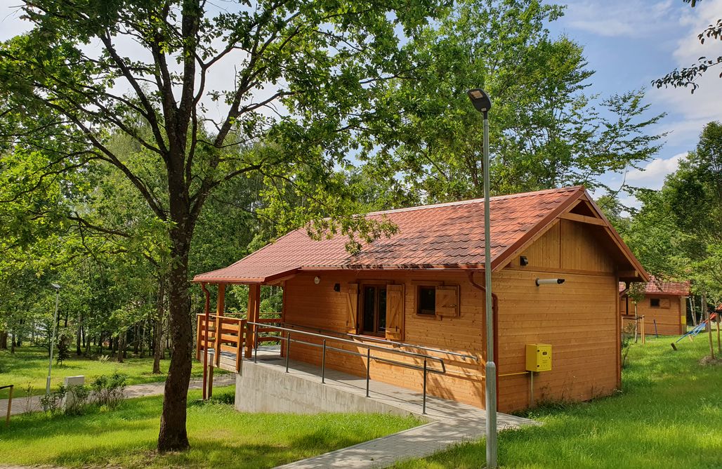 Klępnica Domki Domek w lesie nad Drawskim 3