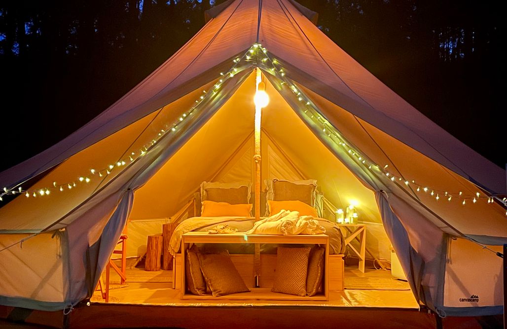 AlohaCamp accommodation Xuriguera Bell Tent 2