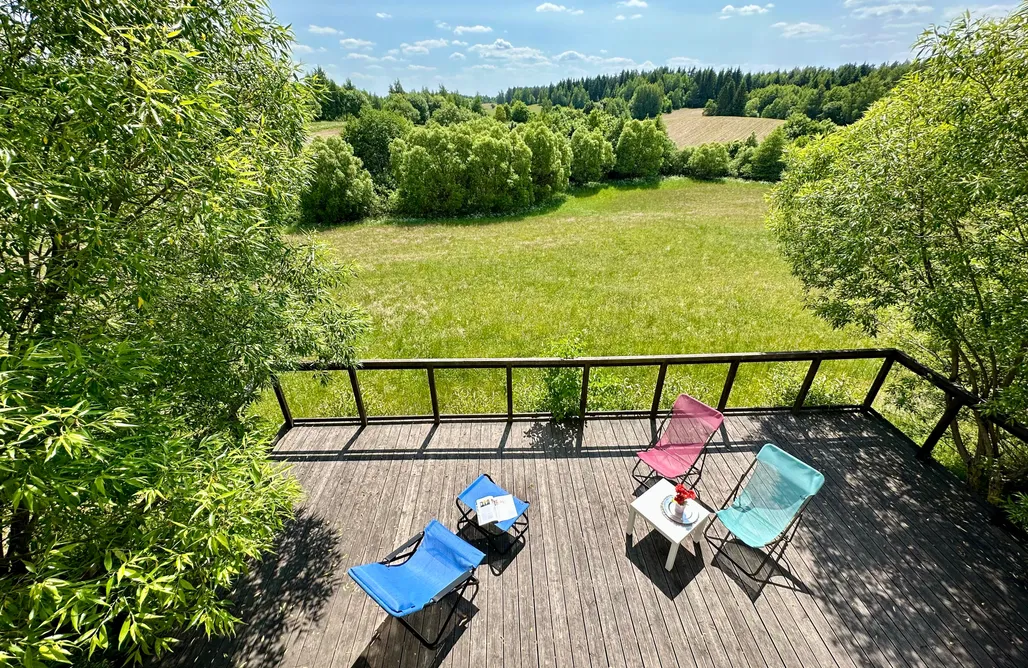 Alloggi AlohaCamp Szarejkowe Wzgórza - domek z banią na wyłączność 5