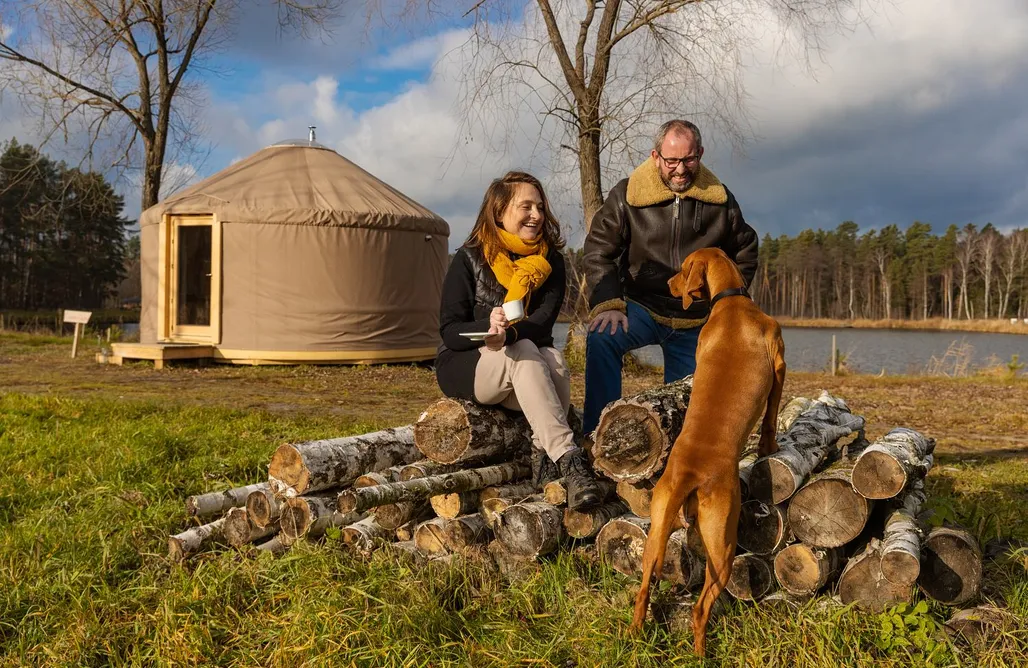 noclegi AlohaCamp Cztery Stawy Glamp - Jurty 4