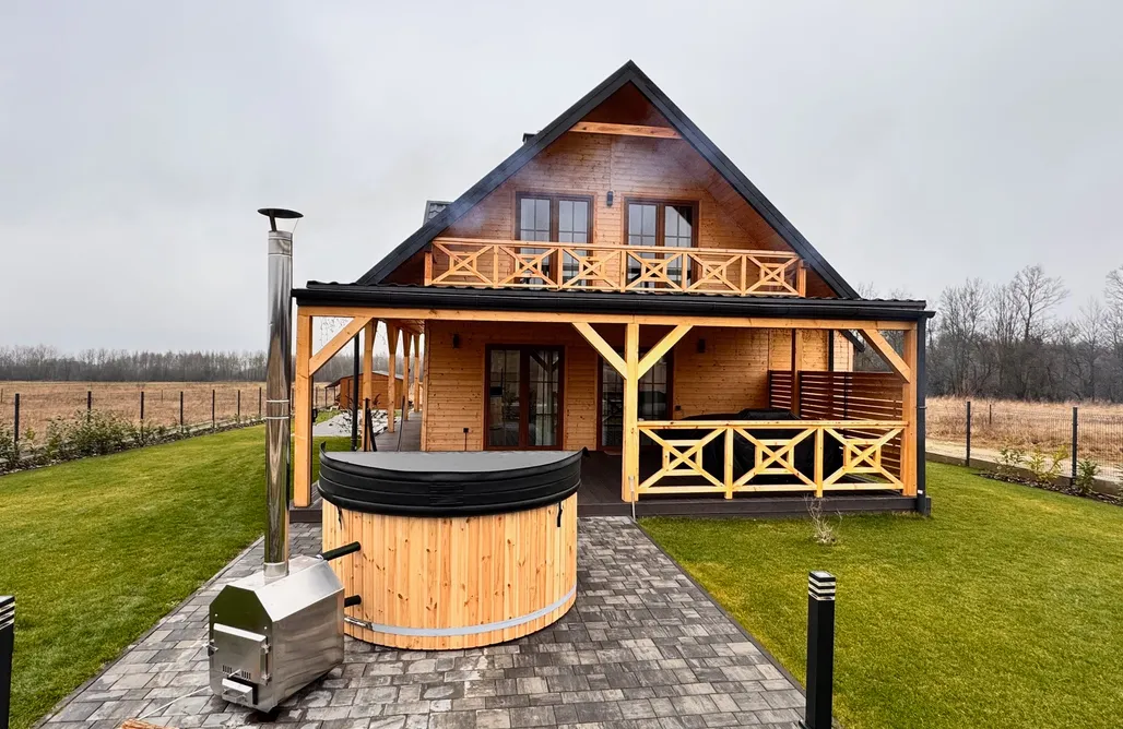 Domek na Wieczór Panieński Górska Chata Jaworek z sauną i balią  2