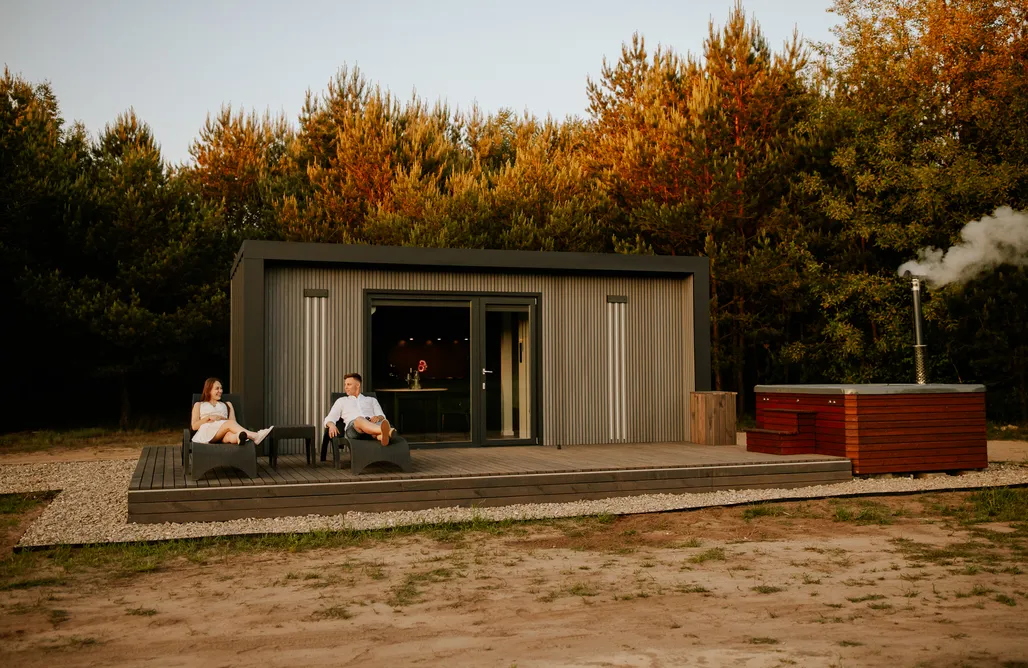 AlohaCamp Uroczy mały domek z jacuzzi 2